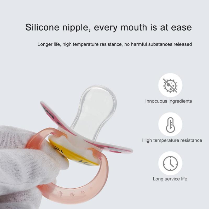 Pacifier with Antidust Lid Safe Newborn Infant Toddler Baby Pacifier Silicone Nipple Soother Infant Pacifier For Baby