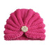 Handmade Knitted Winter Baby Hat for Girls Candy Color Enfant Baby Beanie Turban Hats Newborn Baby Cap