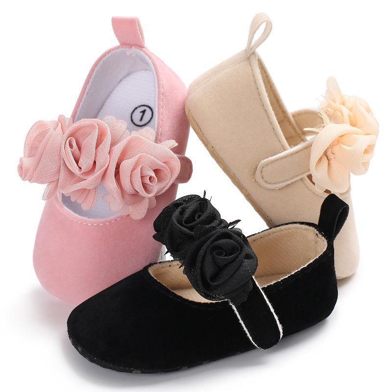 Infant Newborn Soft Sweet Baby Shoe Kids Wedding Party Dress Footwear Children Princess First Walker Baby Girl Shoes