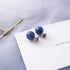 Style Blue Color Modern Fashion Elegant Geometric Dangle Earrings For Women New Luxury Cute Pendants women Jewelry