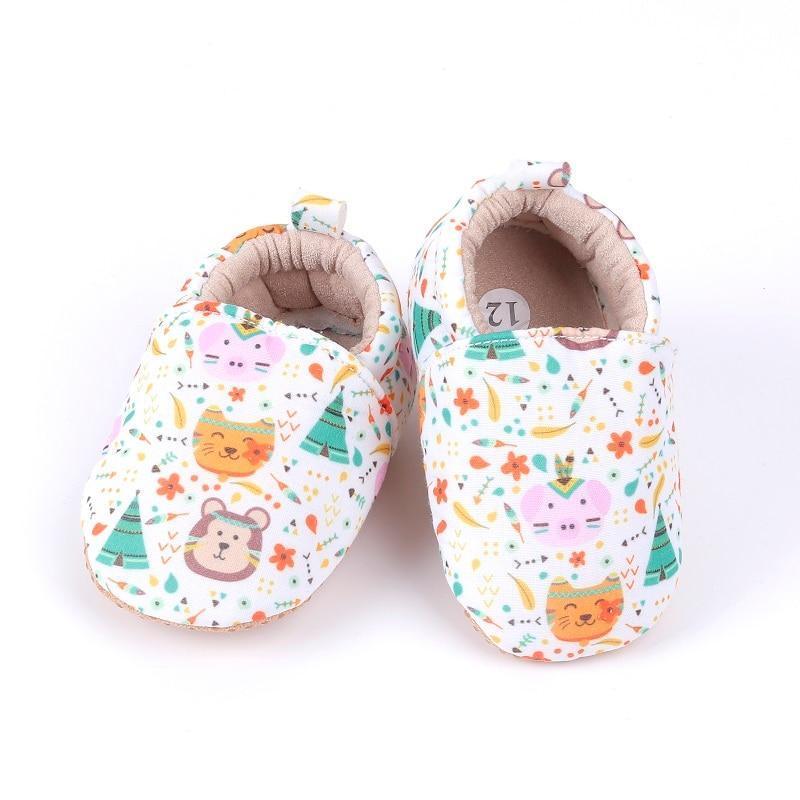 Newborns Soft Baby First Walkers Infant Toddler Shoes Cute Flower Soles Durable Crib Shoes Kids Footwear