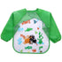 Waterproof Long Sleeve Girl Bibs Kids Burp Cloth Feeding Bib with Pocket Bib For Kids