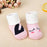 1 Pair Newborn Cotton Striped Warm Slippers Socks For Baby Girls And Boys Very Comfortable And Soft Material