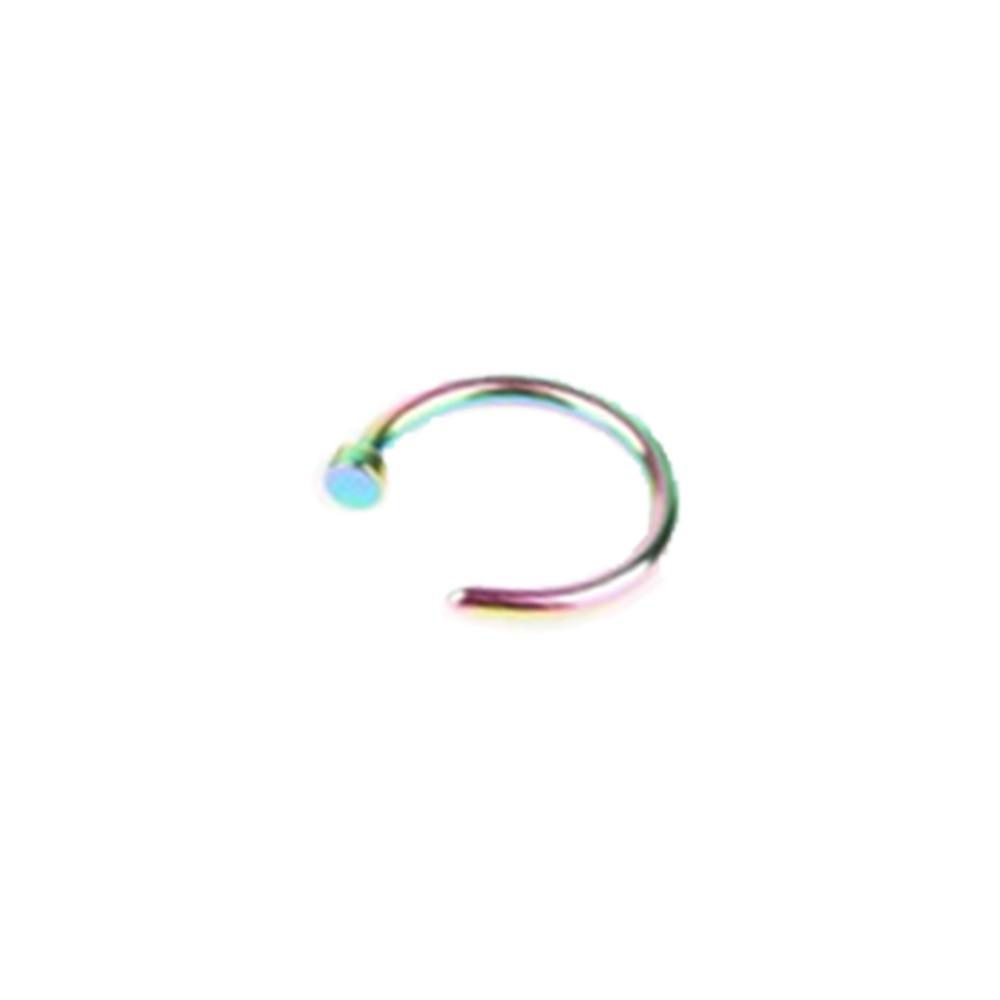 Luxury U Shaped Fake Nose Ring Hoop Septum Stainless Steel Nose Piercing Jewelry For Woman