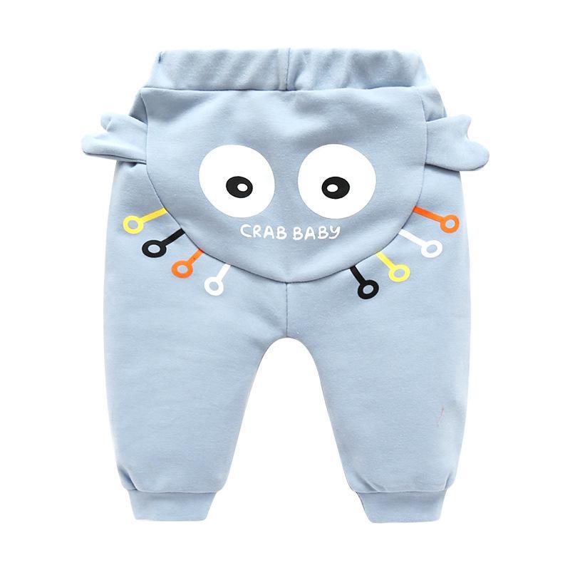 Modern Baby Boys Girls Cartoon Pants Spring High Waist Guard Belly Trousers Print Bottoms In Interesting Style For Girls And Boys