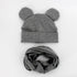 Baby Hat Cotton Ear Cap For Boys And Girls Winter Hat Scarf Set Children Boys Cap Scarf