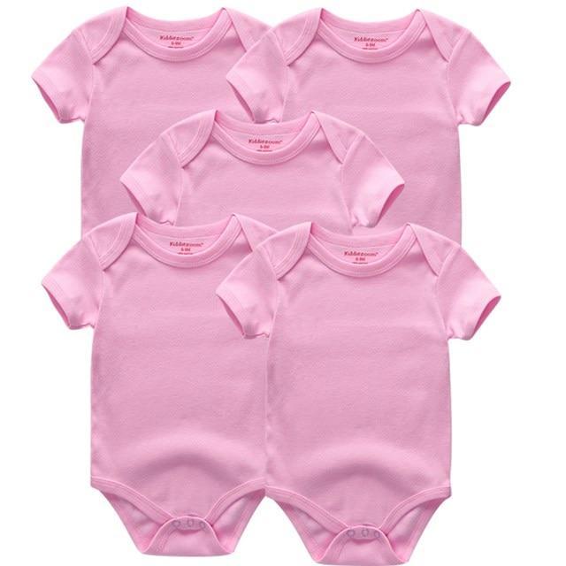 5 PC Baby Summer High Quality Striped Rompers Jumpsuit For Boy & Girls Comfortable Clothes