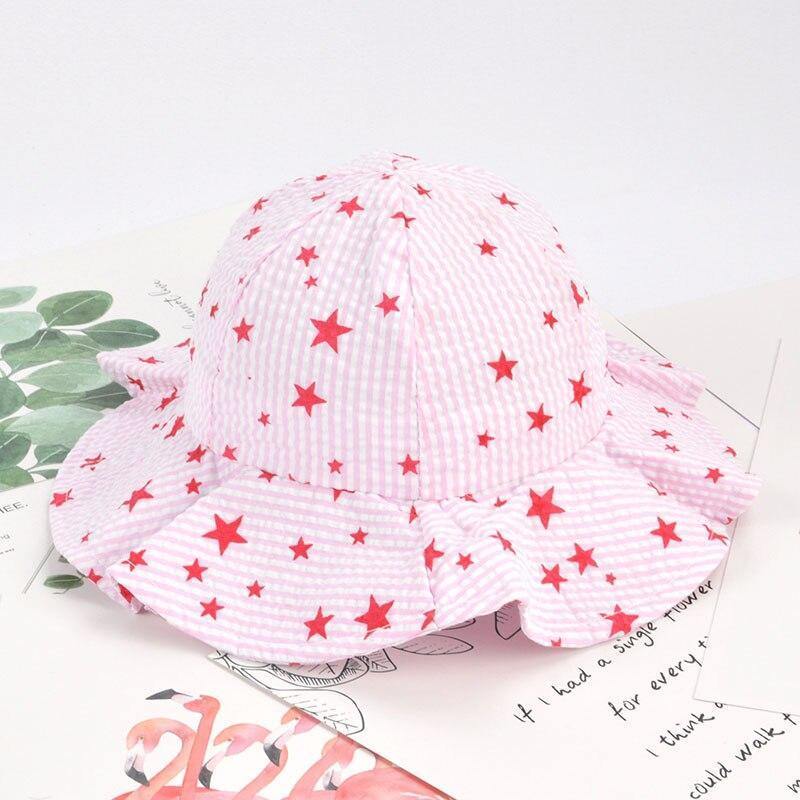 Baby Girl Summer Outdoor Beach Floral  Lovely Lace Princess  Bucket Sun Hat For Girls