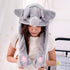 Modern Elegant Winter Interesting Girls Animals Ear Moving Jumping Hats Children and Adults Women Warm Rabbit Winter Caps In Modern Design