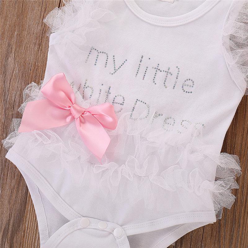 Infant Girls Bodysuits No Sleeve Baby Clothes Summer Newborn Baby Clothes Outfit Infant Romper Jumpsuit for Girls