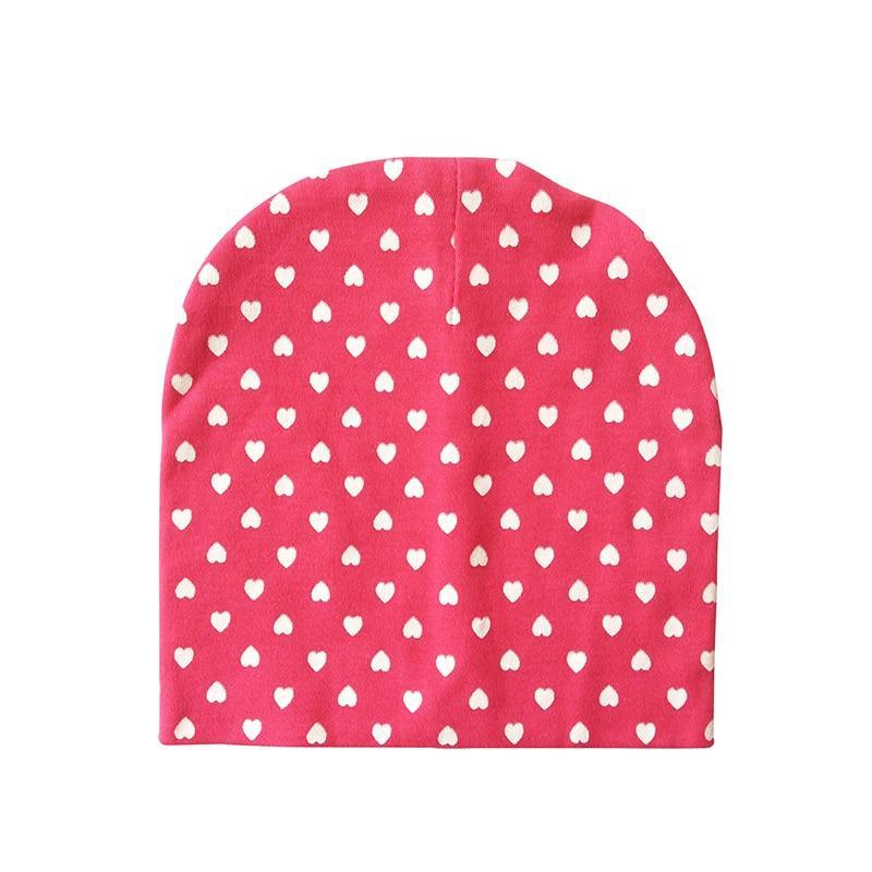 Cute Unisex Baby Hat Cotton Printing Caps For Baby Boys And Girls Children's Hats Star Heart Dot Cap