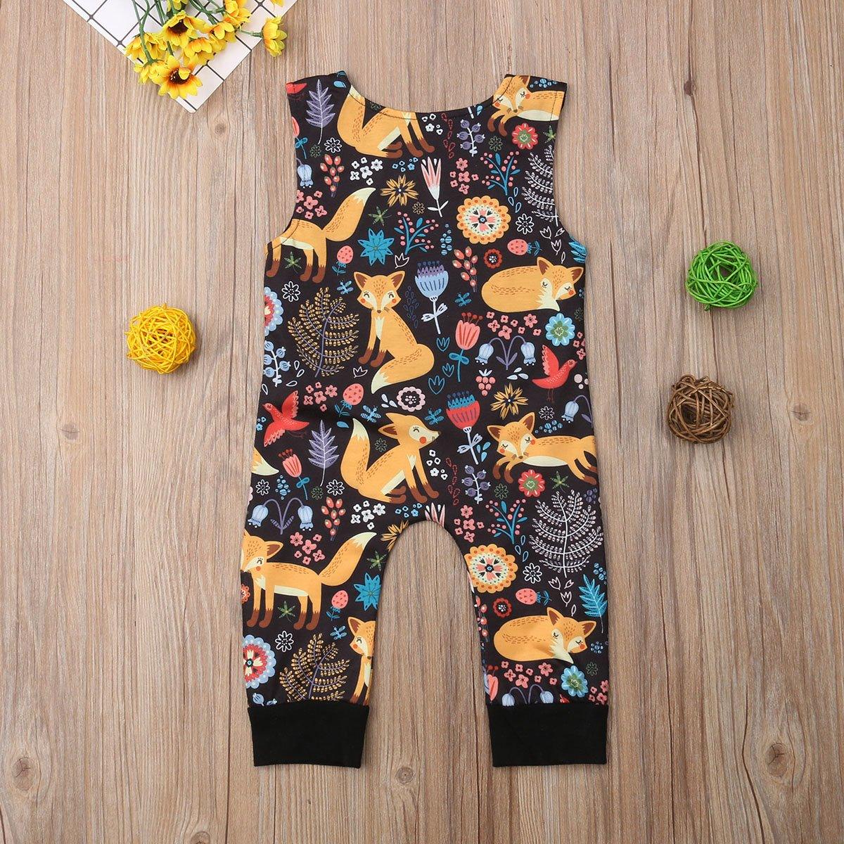 Baby Girls Rompers Fashion Spring Clothes Sleeveless Jumpsuit OutfitsIn Colorful Modern Design