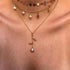 Luxury Modern Moon and Star Arabic Crystal Choker Multilayer Chain Necklaces For Women Luxury Jewelry Vintage Cool Style For Ladies