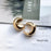 Street Style Hoop Chunky Gold Small Big Hoop Earrings For Women In Punk Metal Gold Circle Earrings Style In New Luxury Trend