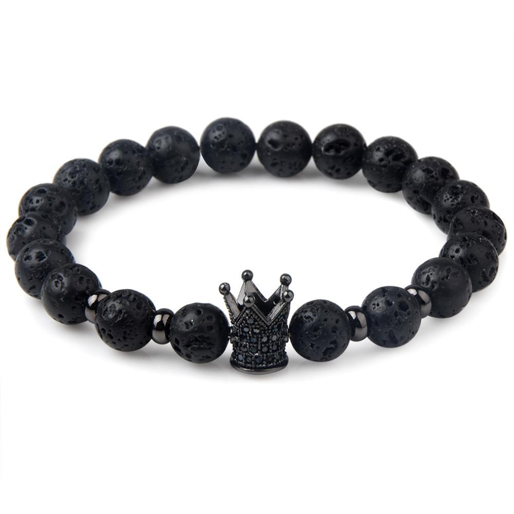 Modern Leopard Tiger Eye Lion Head Elegant Bracelet Owl Buddha Bead Luxury Bracelets Bangles Skull Charm Natural Stone Bracelet Yoga Jewelry For Men And Women