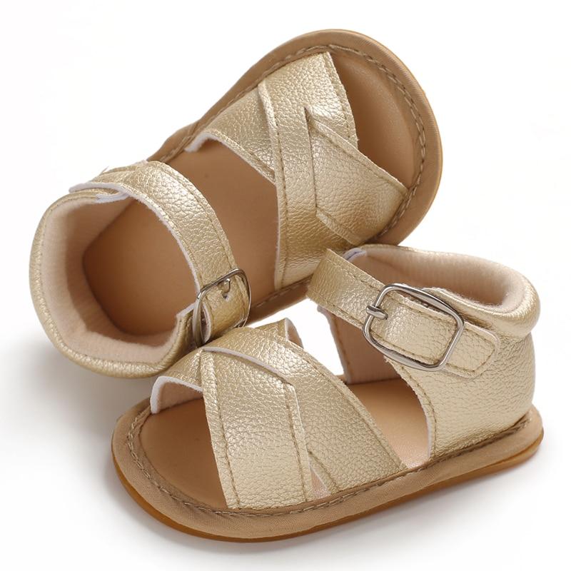 Stylish Summer Baby Kid Boy Girl Sandals Prewalker Newborn Leather Soft Sole Comfortable Crib Shoes