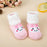 1 Pair Newborn Cotton Striped Warm Slippers Socks For Baby Girls And Boys Very Comfortable And Soft Material