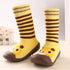 Newborn Baby Boys/Girls Socks With Anti-Slip Soft Rubber Soled Outdoor Foot Socks Animal Carton Floor Booties Socks For Kids