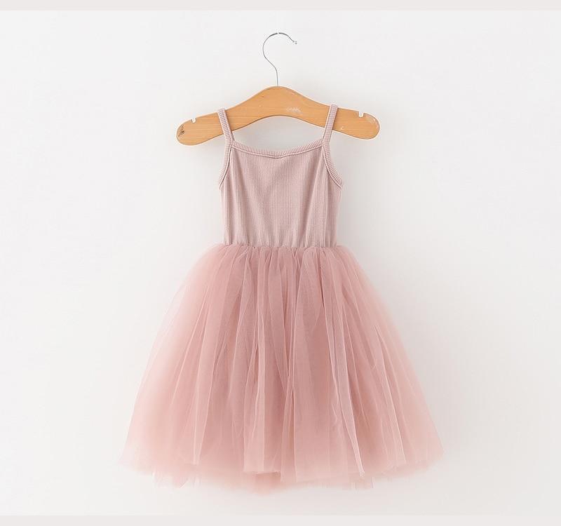 Ballet Luxury Modern Summer Baby Girl Outfit Christening Newborn Gown for Children Kids Dress