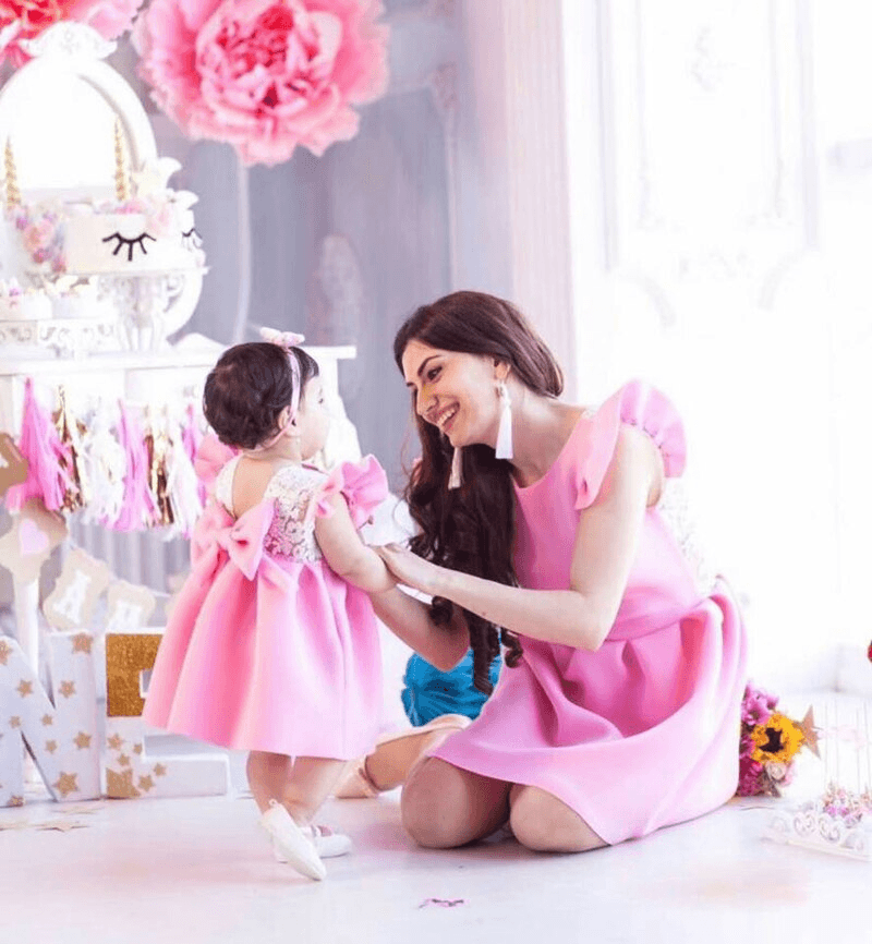 Luxury Modern Elegant Baby Girl Tops Bow Dresses Lace Ball Gown Tutu Party Dress Sundress Baby Girls Princess Clothing Style