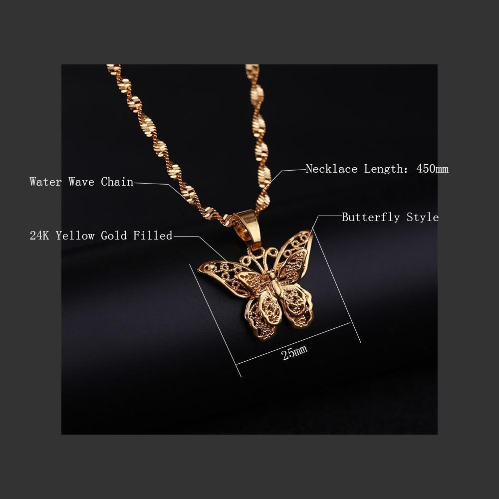 Butterfly Statement Necklaces Pendants for Woman Perfect Gift Luxury Jewelry Style