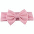 Cotton Elastic Newborn Baby Girls Solid Color Headband Bowknot Hair Band Children Infant Headband Bow for kids