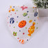 Cute Breathable Bibs Baby Feeding Cartoon Printing Super Absorbent Triangle Scarf Bib Cotton For Newborn Infant Girls And Boys