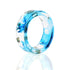 Handmade Luxury Nature Ring with 8 Colors High Quality Gold Foil Paper Inside Transparent Resin Rings for Women and Men