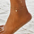 Modern Foot Brecelets Gold Female Anklets Barefoot Crochet Jewelry For Leg, Foot Bracelets in Elegant Luxury Trend Style