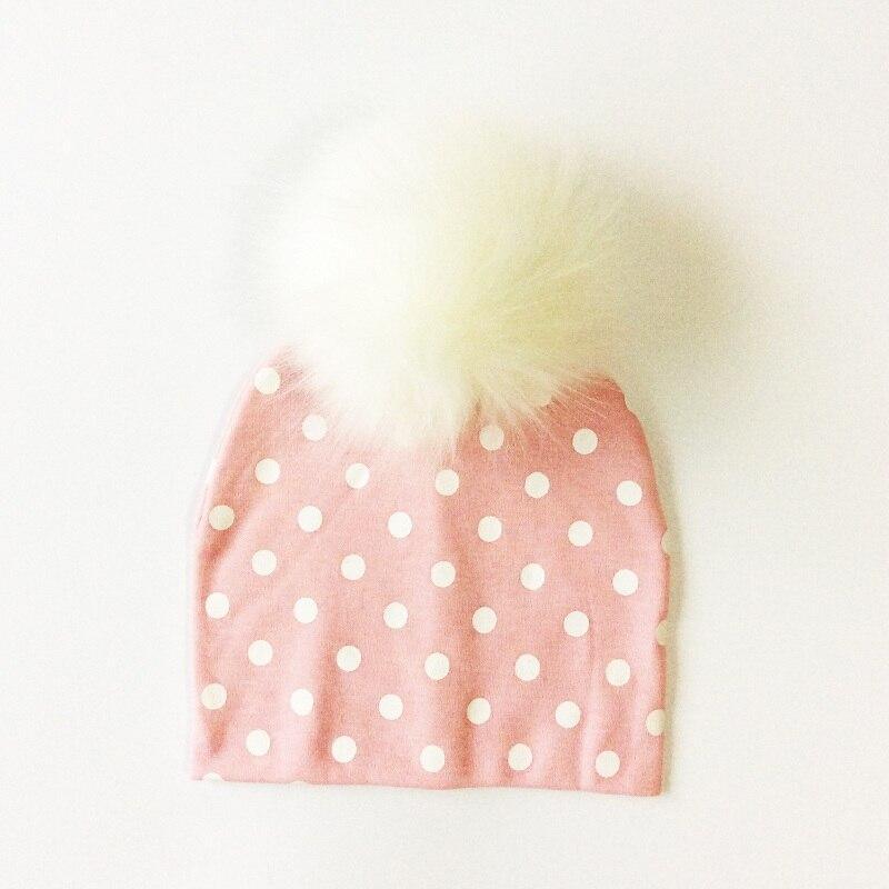 Luxury Modern Baby Hat Cotton Printing Hat With Pompon For Girls Autumn Winter Boys Caps Children Bonnet For Kids