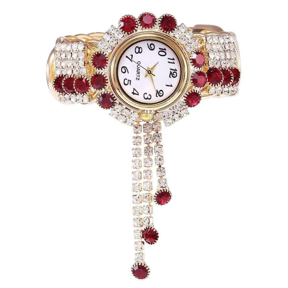 New Luxury Rhinestone Bracelet Watch Women Watches Ladies Wristwatch Clock For Female and Girls