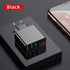 LED Display 3 Port USB Charger 3A Mobile Phone Fast Multi-port Charging Wall Chargers