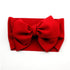 Adjustable Big Bow Headwrap  Top Knot Headbands Over Sized Bow Hair Turban for Newborn Girl