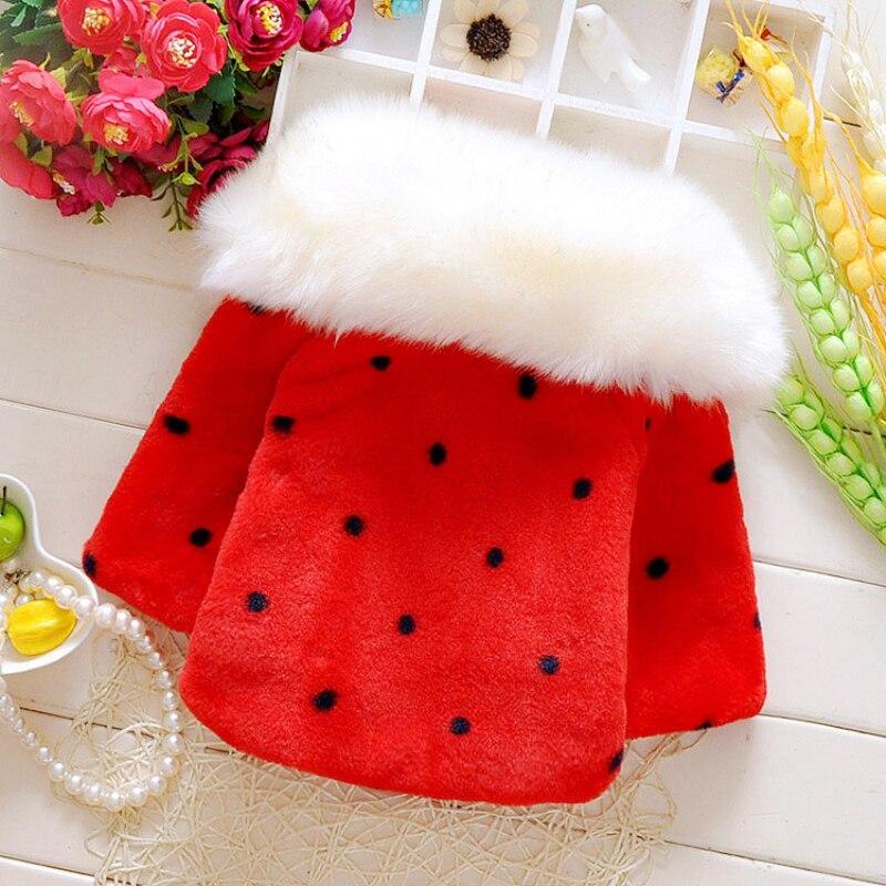 Baby Toddler Clothes Cute Fleece Fur Winter Warm Coat / Jacket for Kids Outerwear In Modern New Style