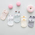 Anti Slip 5 Pairs Cute Cartoon Mesh Thin Soft Cotton Socks For Newborns Baby Girls And Boys