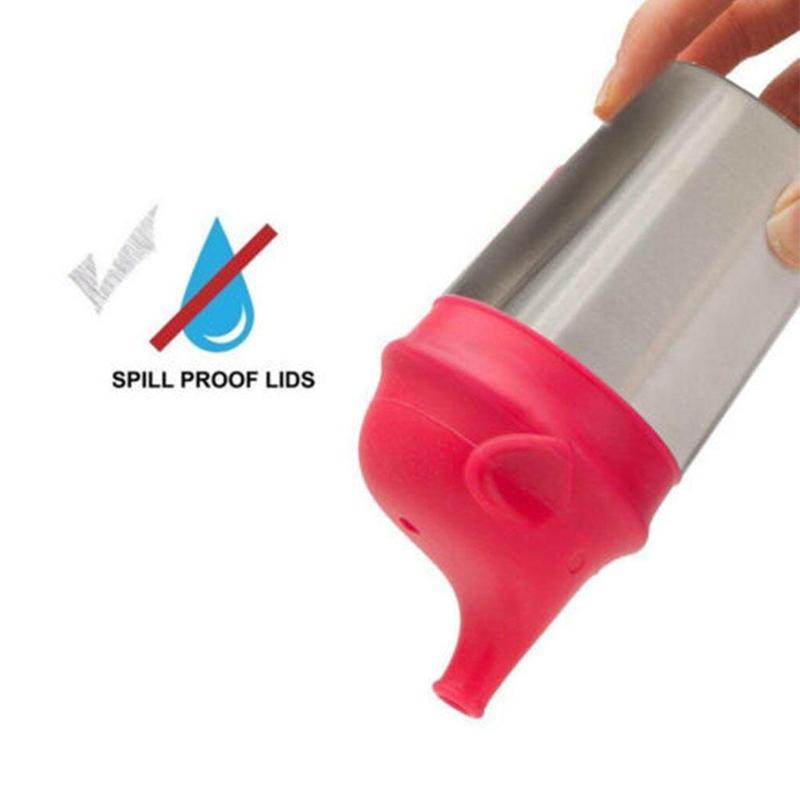 Durable Animal Shape Strong Suction Nozzle Bottle Cover Mouth Cup Drink Bottle Spill-proof Caps For Children Easy Baby Grip