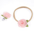 Handamde Flower Headband Hair Clip Set Flexible Rope Hairband Accessories for Mother & Baby