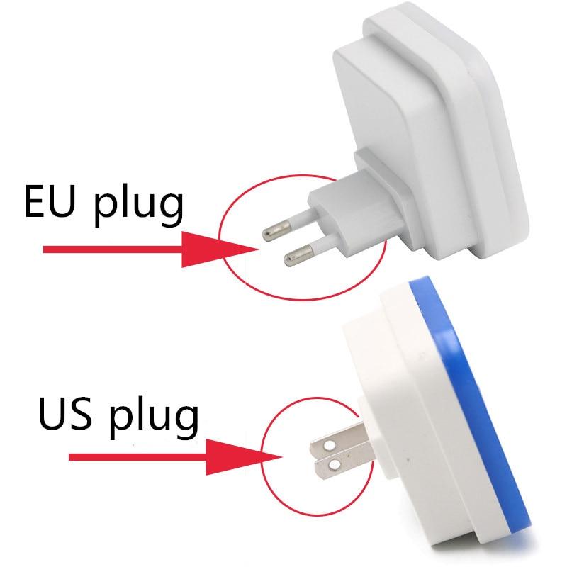 STEVVEX Wireless Sensor LED Night Light with  EU and  US Plug Mini Square Night Lights For Baby Room Bedroom Corridor Lamp multi purpose