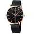 Luxury Unisex Classic Casual Metal Watch Stain Steall Watch Waterproof Watch In Elegant Luxury Modern Style