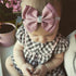 Luxury New Baby Hair Bow Flower Headband Silver Ribbon Hair Band Handmade Hair Accessories Bow for Children