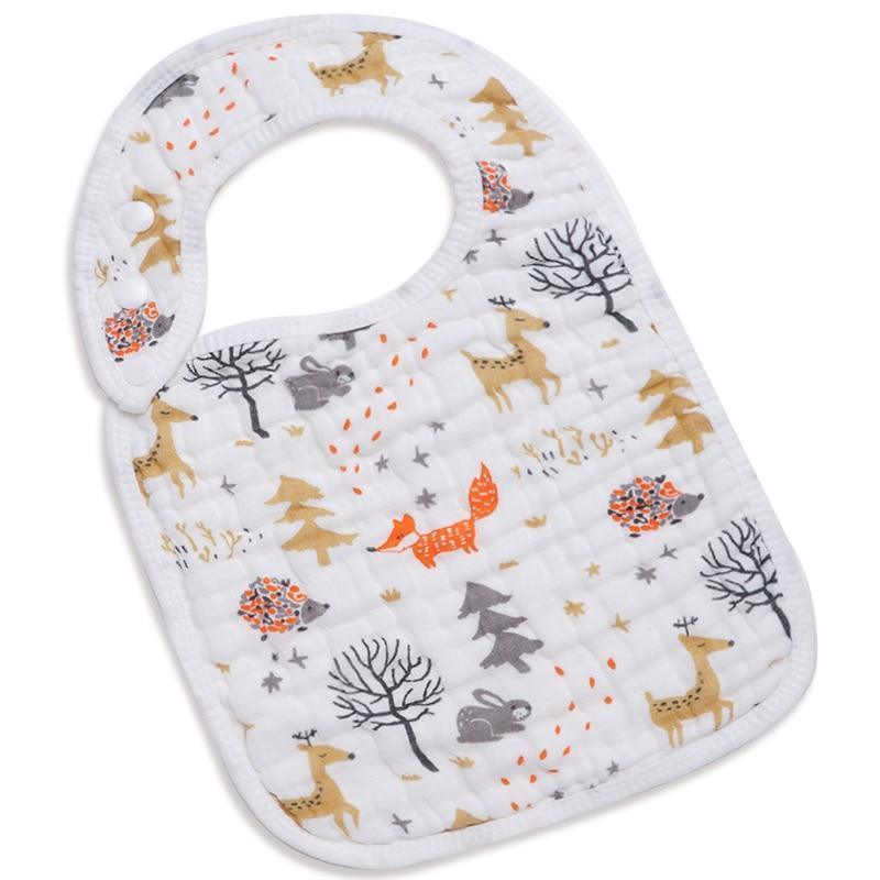 Cotton Baby Burp Cloth For Toddlers Feeding Durable Apron Multi-use Saliva Towel Scarf And Bandana Bibs