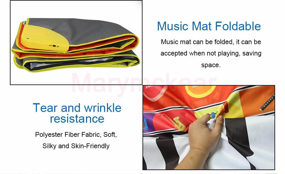 Children Musical Toys Crawling Piano Carpet Educational Toy Kids Baby Touch Play Game Mats Gift For Kids