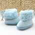 Unisex Winter Sweet Newborn Soft Baby Girls Princess Boots First Walkers Soft Infant Toddler Kids Girl Footwear Shoes