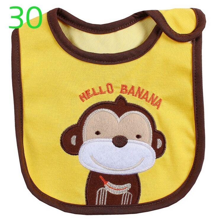 Cartoon Cotton Baby Bib Infant Saliva Towels Baby Waterproof Bibs Newborn Wear Babies Accessories