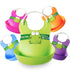 Modern Baby Plastic Bibs Waterproof Lunch Bibs for Boys & Girls Infants Silicone Feeding Baby Saliva Waterproof Aprons for Baby