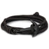 New Elegant Fashion Black Anchor Modern Bracelet For Men Trendy Charm Survival Rope Chain Amazing Leather