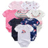 8PCS Set Modern Baby Rompers Cotton Overalls Newborn Clothes Jumpsuit Sumemr Baby set for Boys and Girls Kids