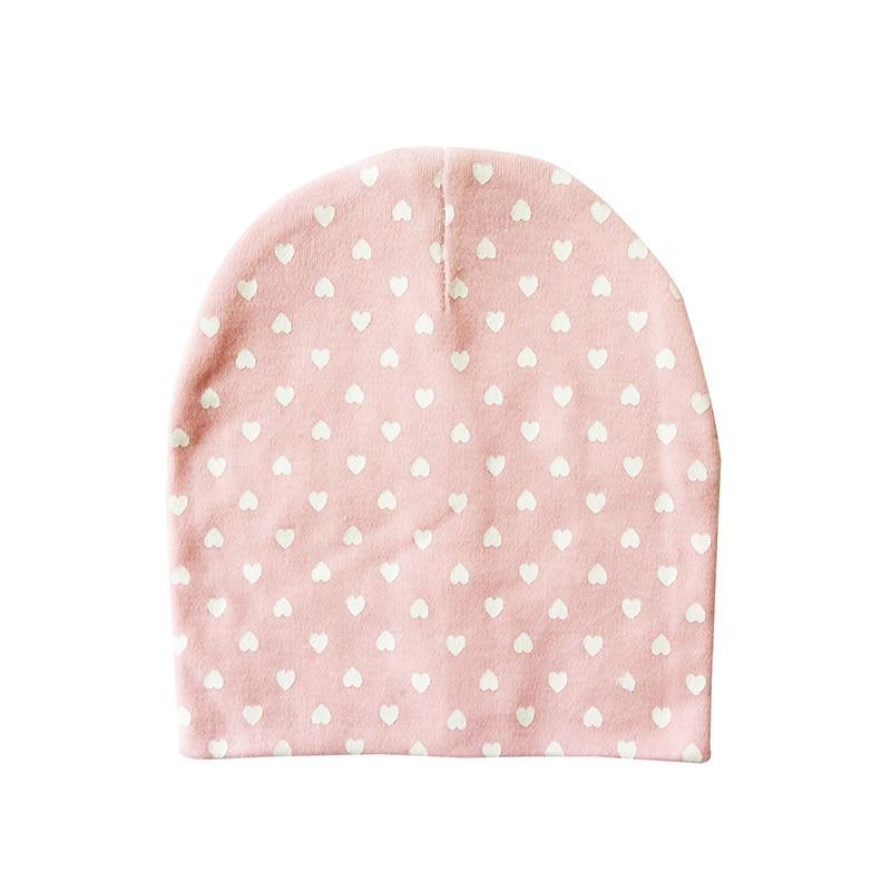 Cute Unisex Baby Hat Cotton Printing Caps For Baby Boys And Girls Children's Hats Star Heart Dot Cap