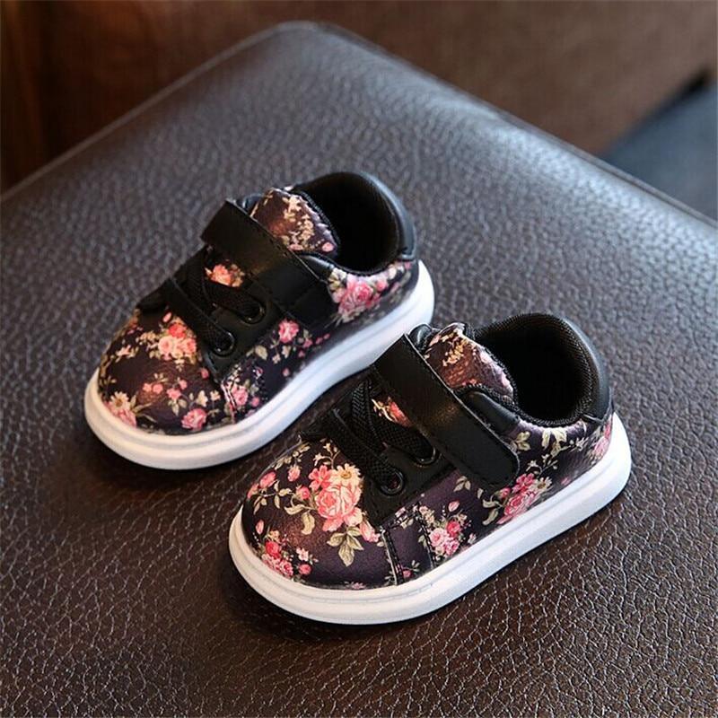 Baby Shoes Comfortable Leather Kids Sneakers Newborn Shoes Soft Bottom First Walker Durable Shoes For Baby Girl