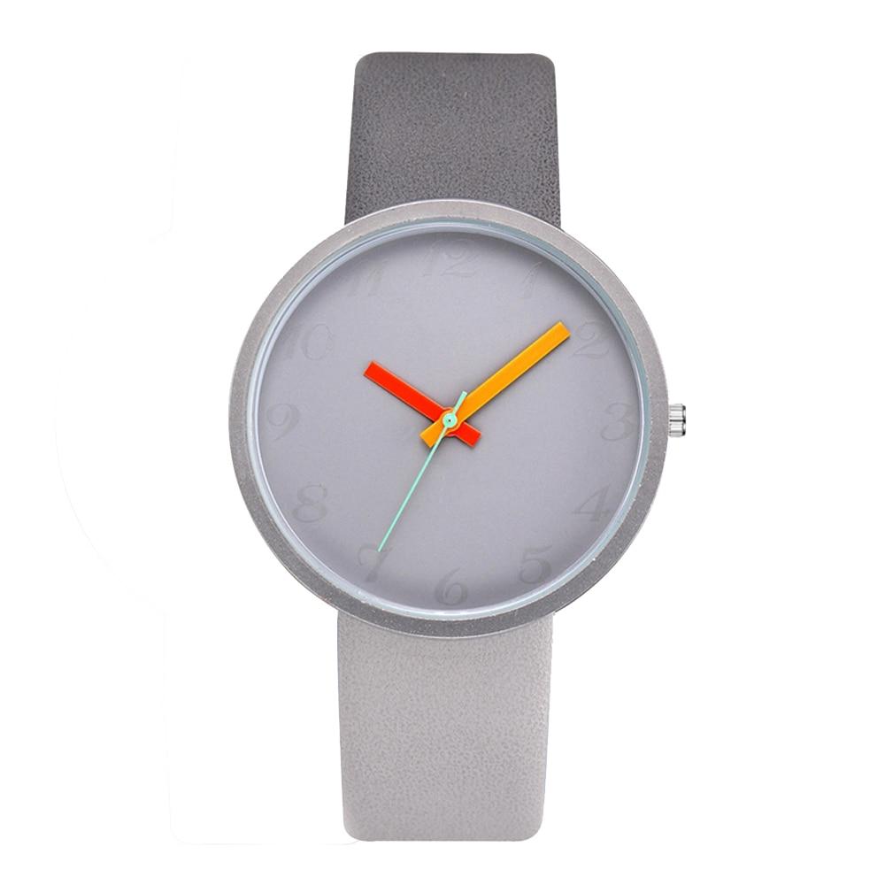 Modern Women Watch Gray Contrast Quartz Watch For Watch  Lovers Unisex Casual Modern Style